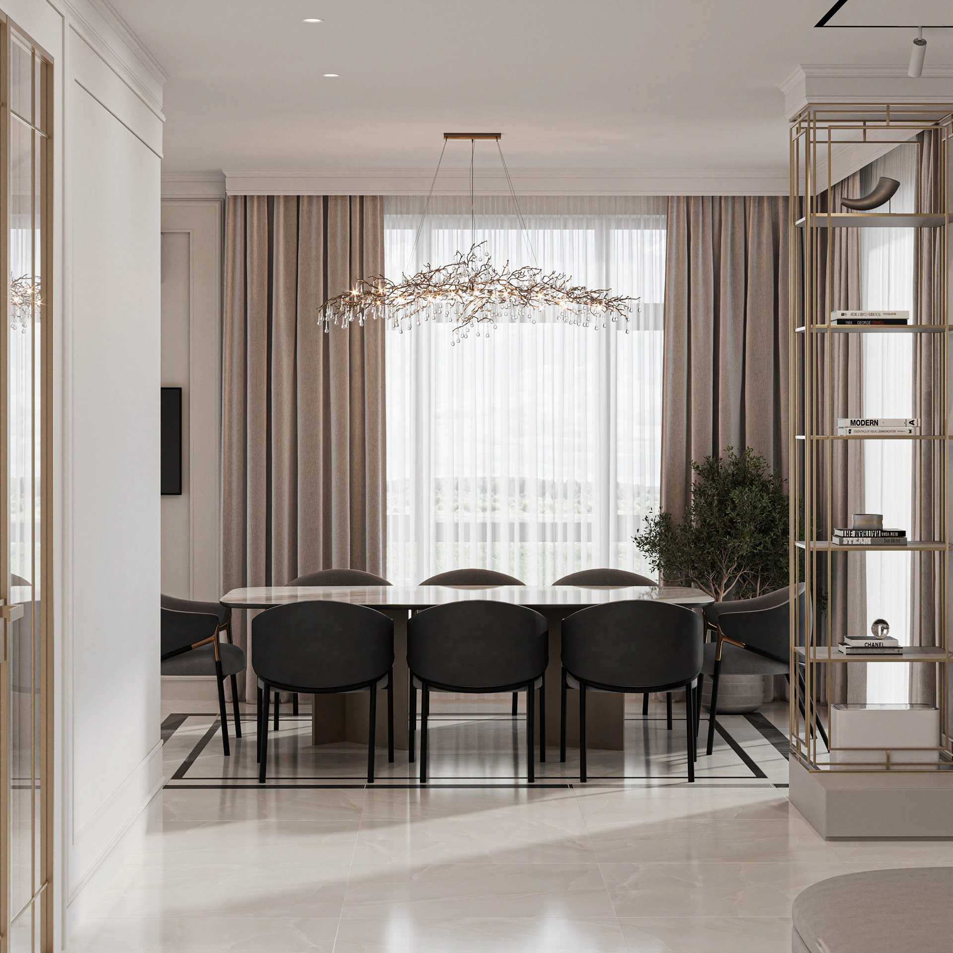 220平米两层住宅室内设计-18