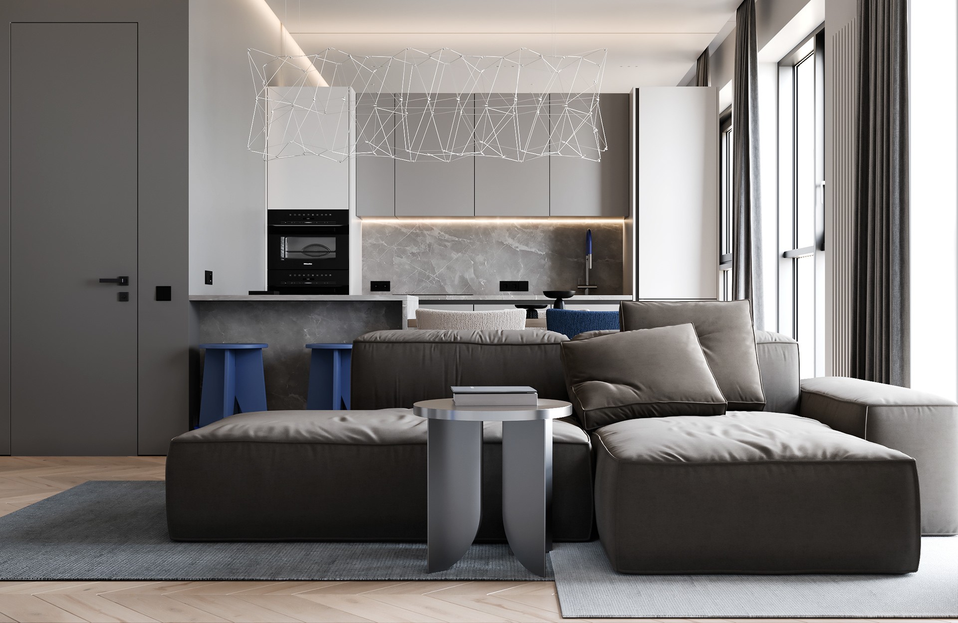 62.6㎡小空间公寓设计 超精致！-2