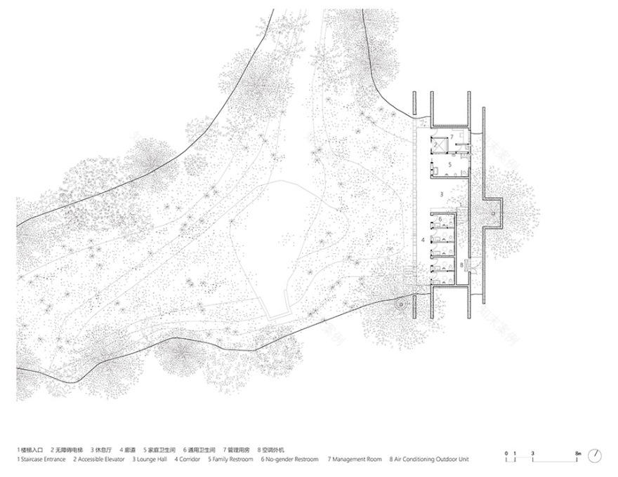 谷里的窗,树上的云,南京四方艺术湖区公共卫生间丨中国南京丨南京大学建筑规划设计研究院有限公司 物物建筑-149
