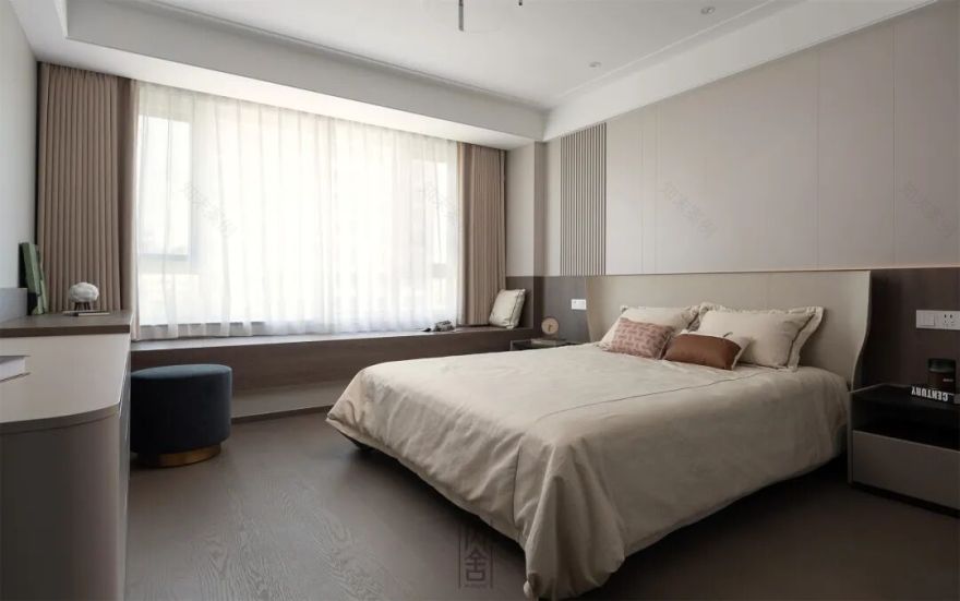 内舍软装丨190㎡意式轻奢,简约奢华持平,彰显内敛的空间气质!-29