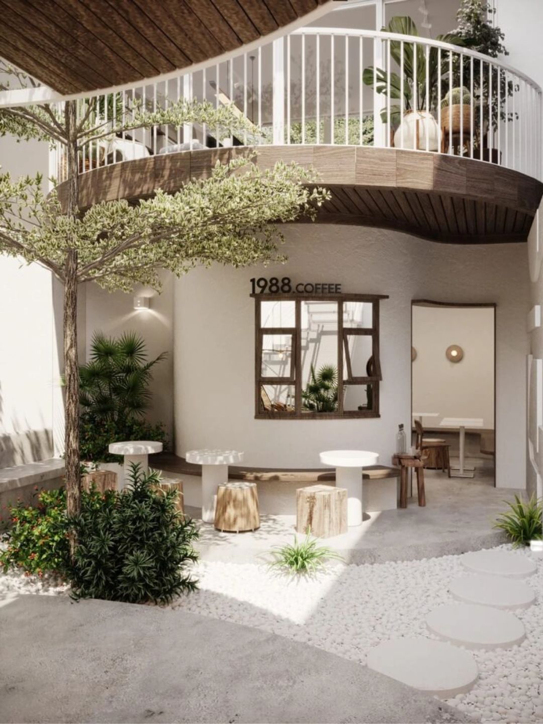悠闲花园咖啡馆设计-14