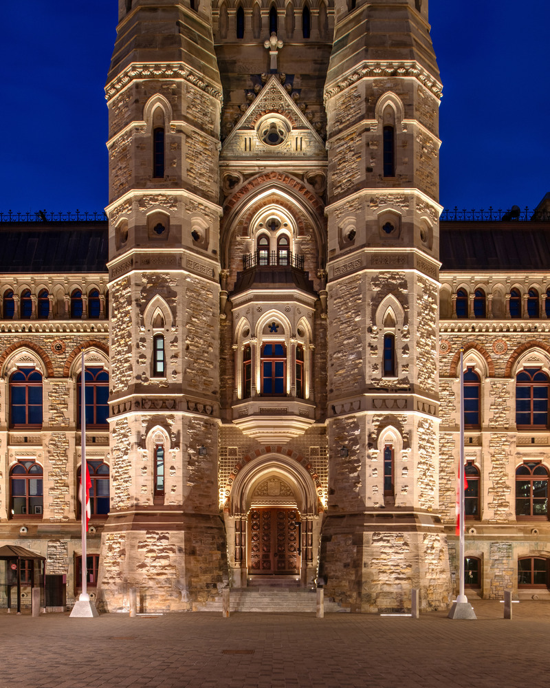 加拿大渥太华议会西区大楼外部照明项目丨Lightemotion-57