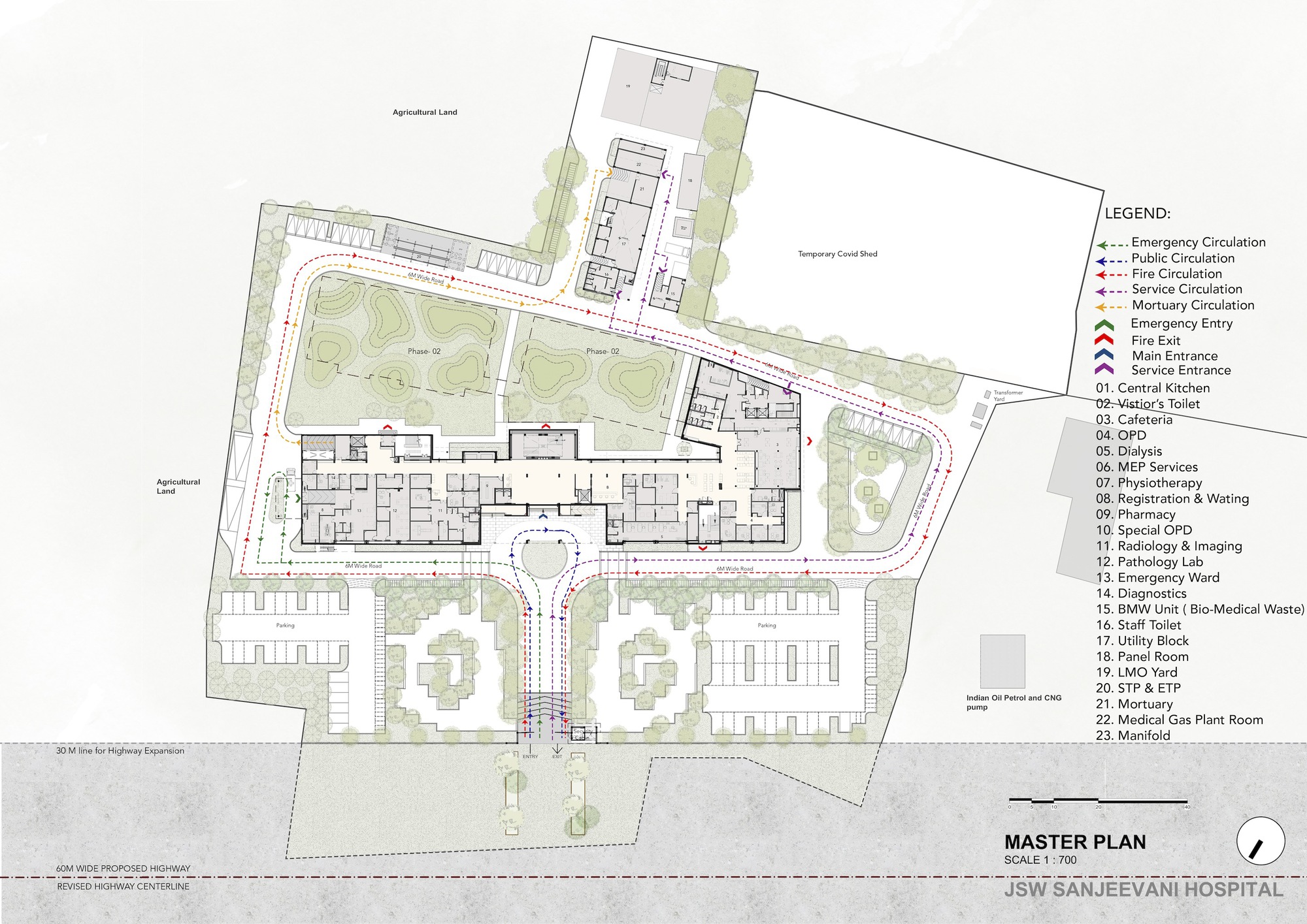 JSW Sanjeevani 多专科医院丨印度丨SJK Architects-43