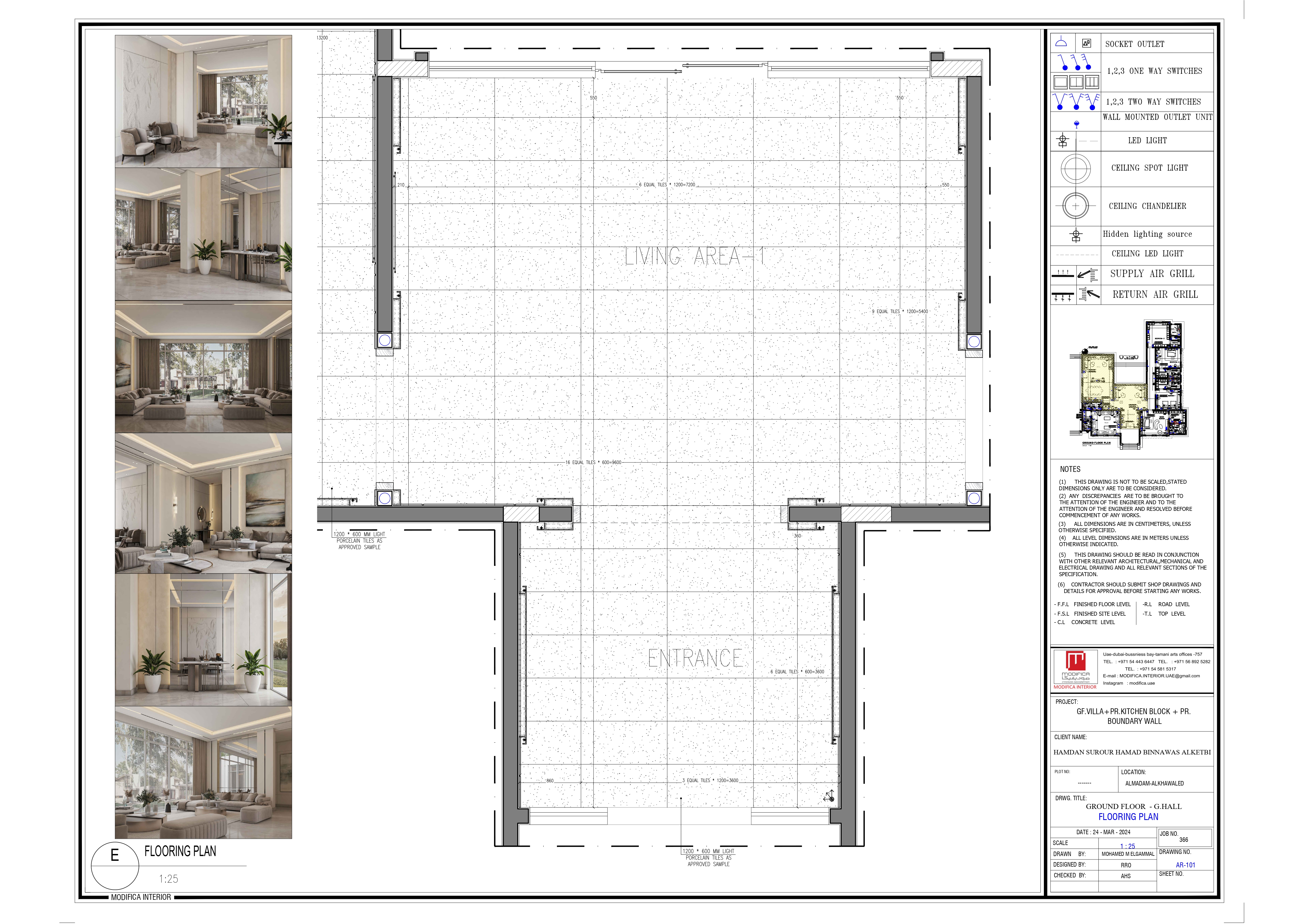 地面[大厅&&女孩房间]丨阿联酋丨ELGAMMAL STUDIO-15