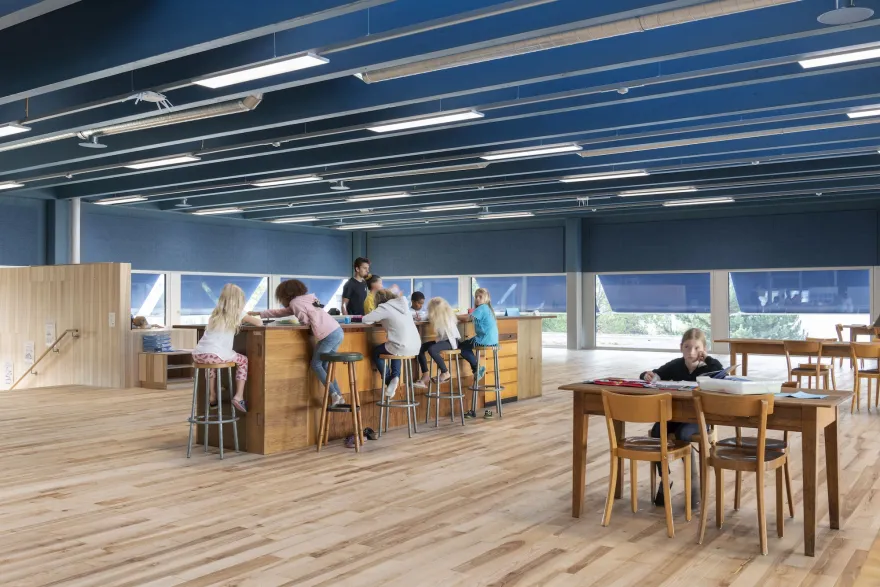 Hellwies 学校改造与扩建丨瑞士丨weberbrunner architekten-9