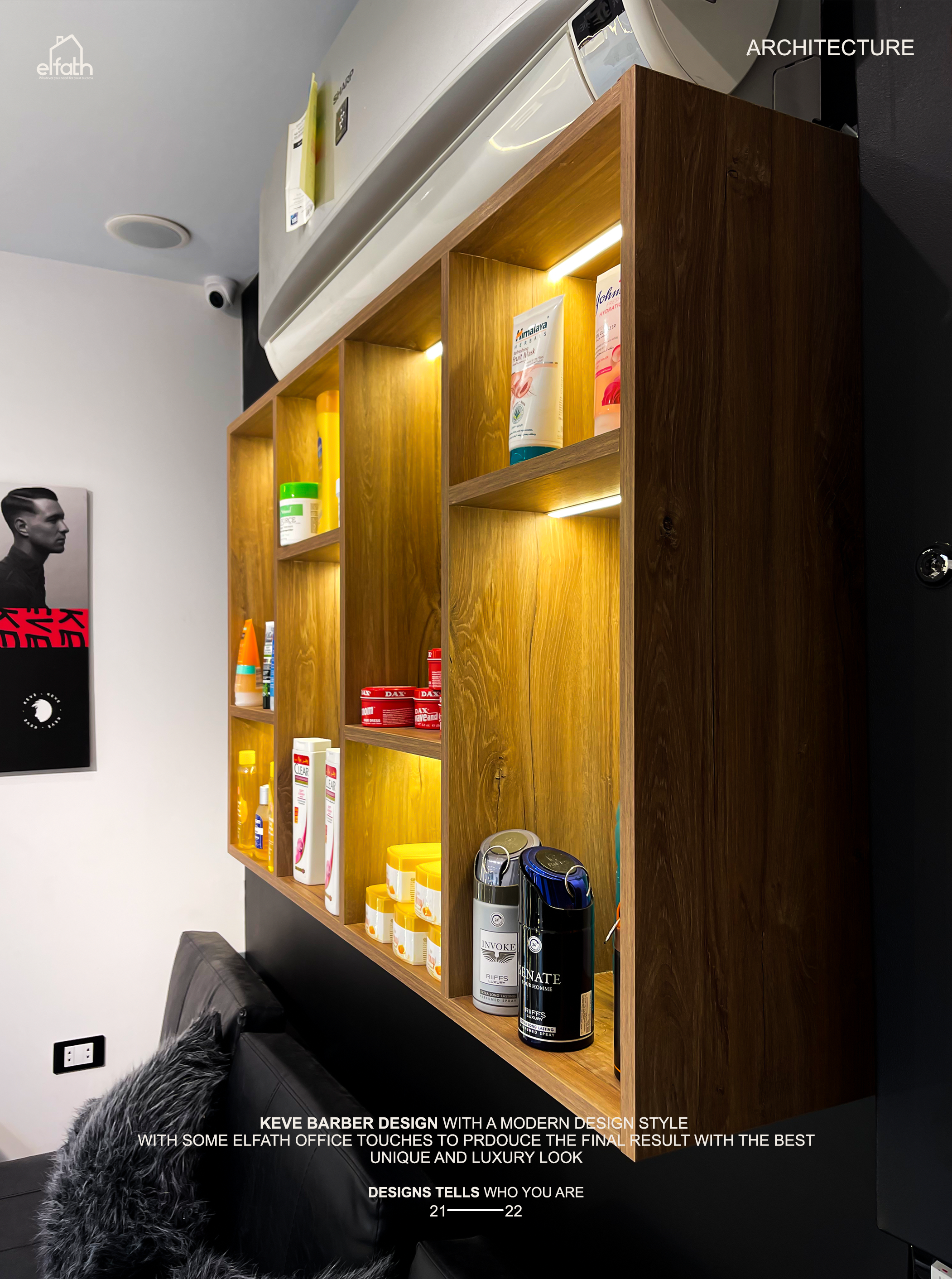 Keve barber - interior design --63