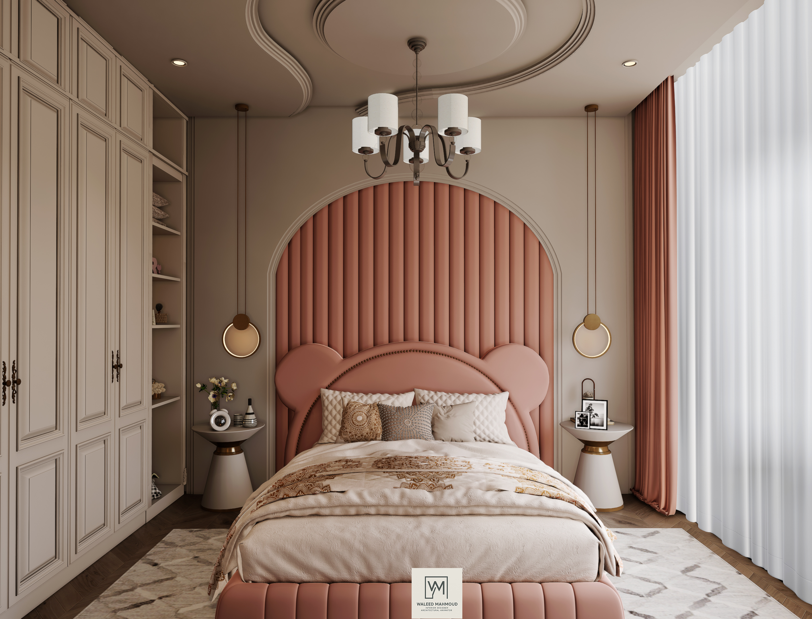 Soft Elegance | Girls Bedroom Design-0