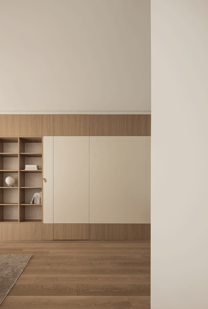 杭州 128 平简约温暖日系四叶草户型丨中国杭州丨上北设计机构（杭州）-35