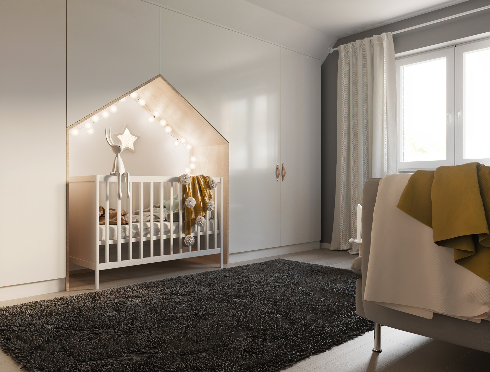 斯堪的纳维亚室内风格丨 BelarusMinsk丨KomandaM-36