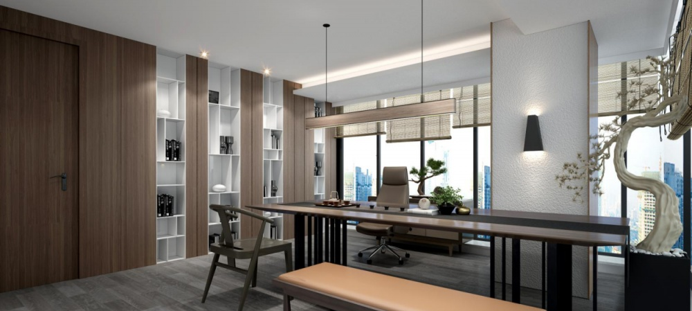 知境物业办公室设计 | 现代简约,自然实用-10