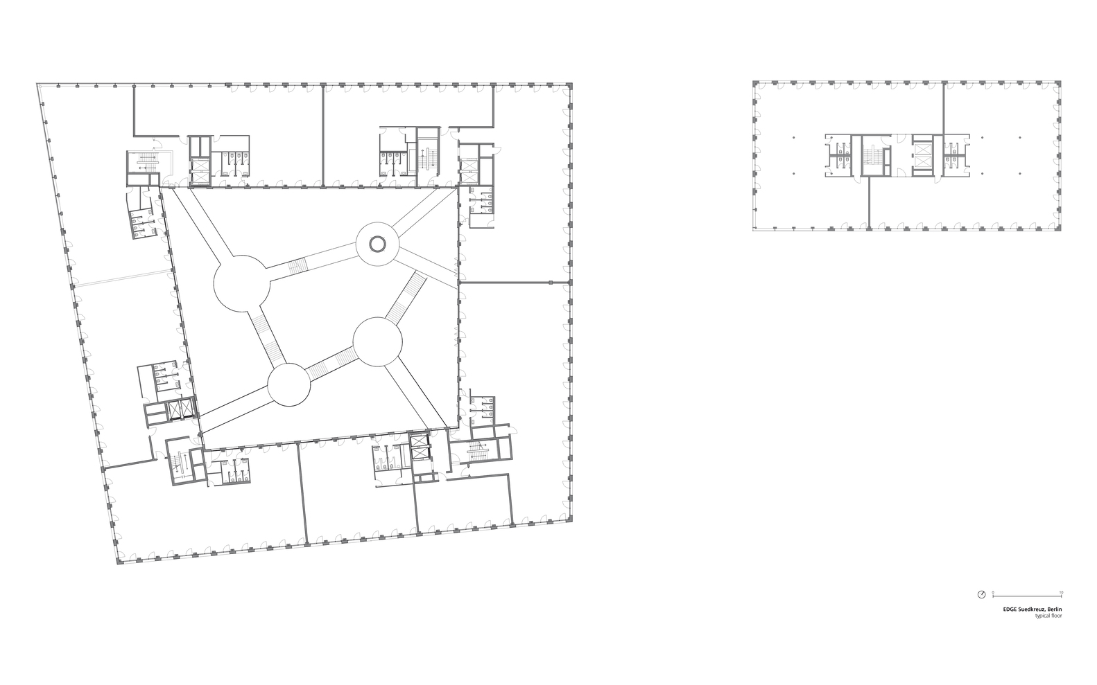 EDGE Suedkreuz 柏林办公楼丨德国柏林丨Tchoban Voss Architekten-65