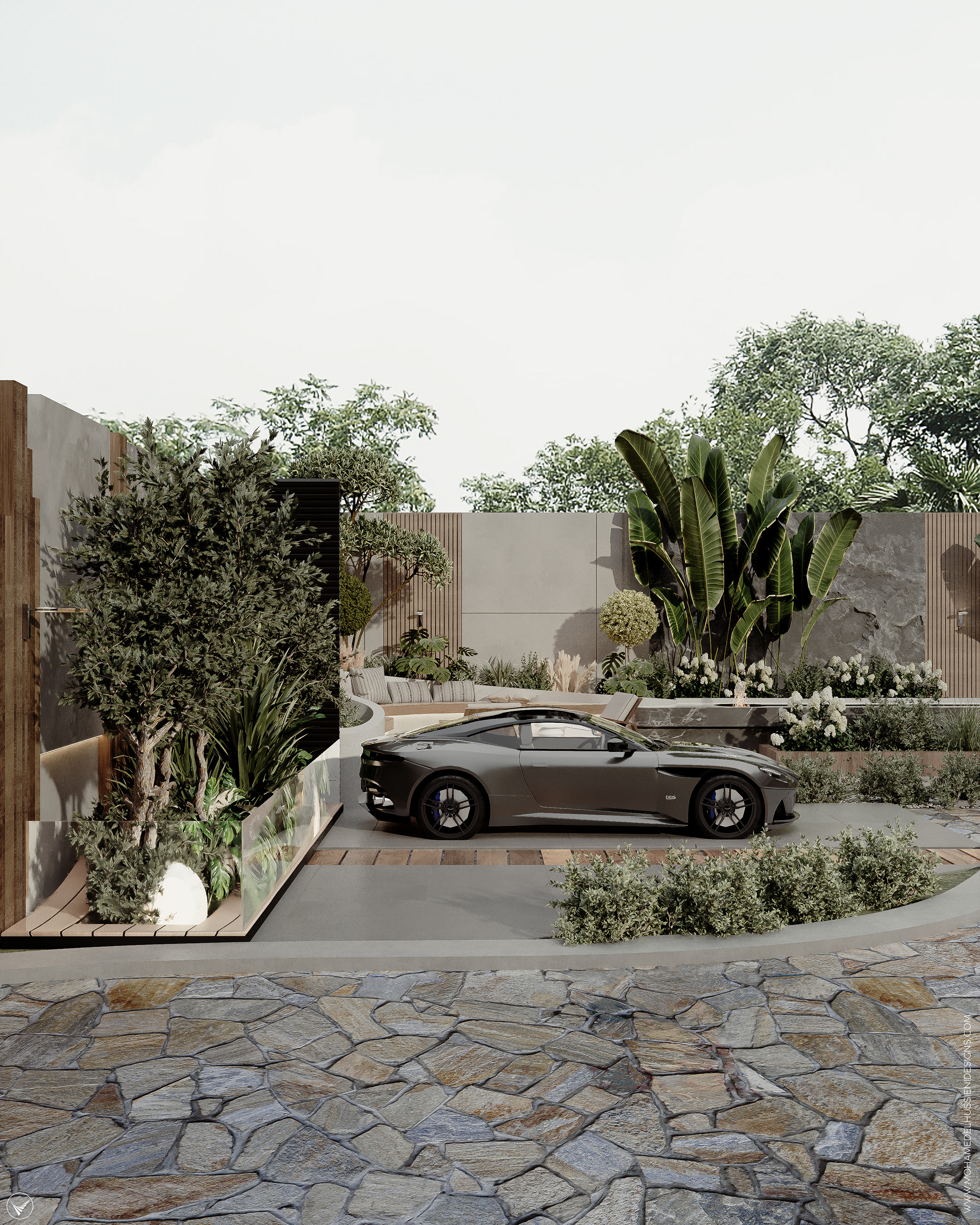 Futuristic Villa 设计丨阿联酋丨@ahmd.salim.designs-23