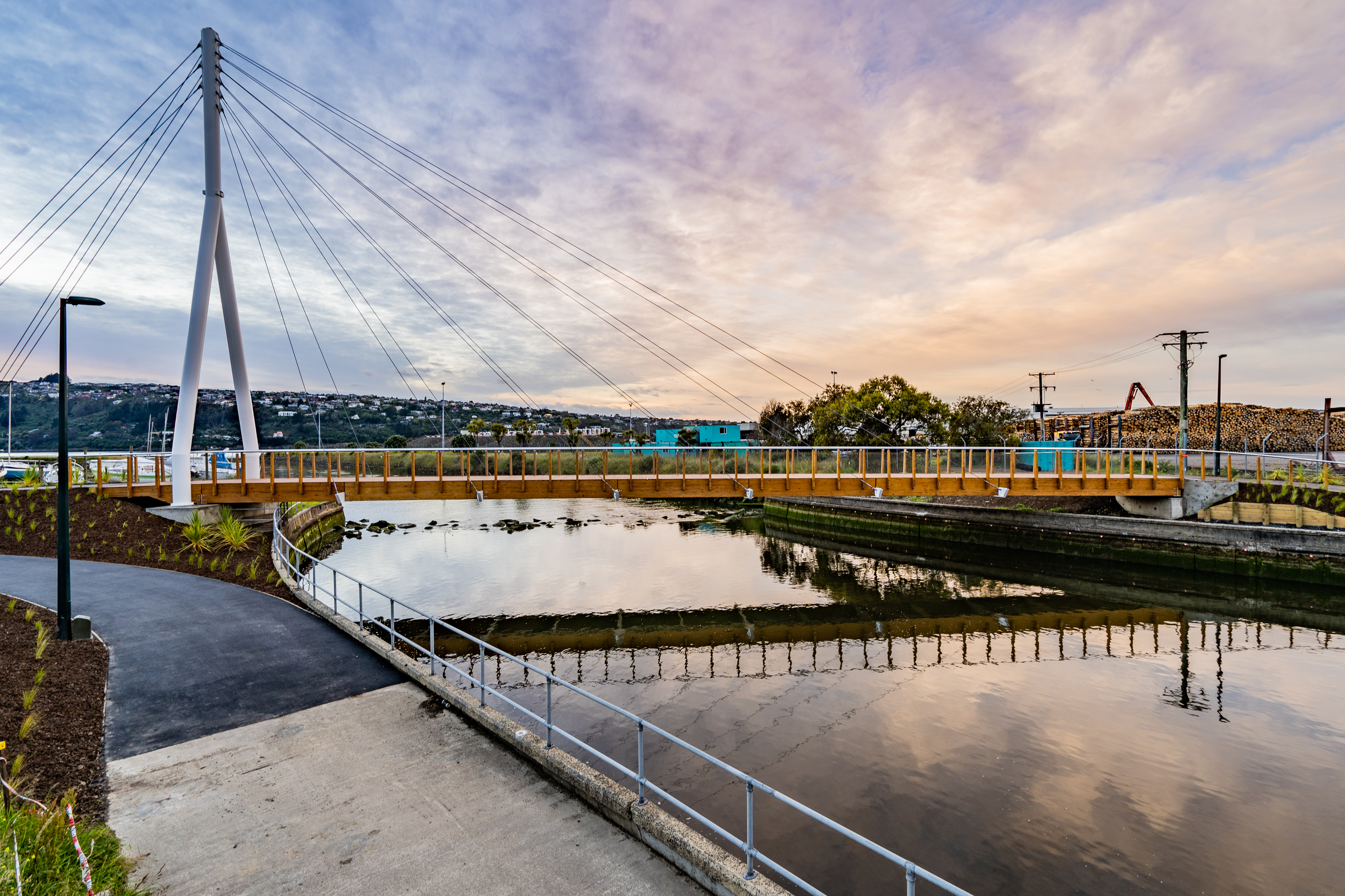 Water of Leith Cable Stayed Footbridge | DC Structures Studio-22