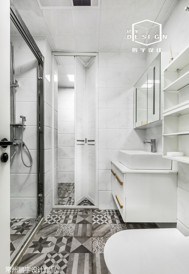 草木绿的秋天——90㎡北欧风住宅  鹏宇设计-10