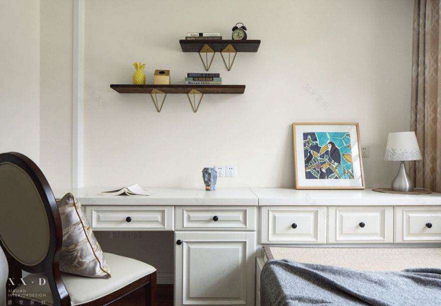 晓安设计|| 荷澜庭 125㎡打造温馨宜居空间-36