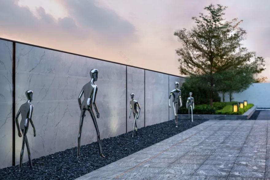 《归心》·广州信达珺悦蓝庭景观设计丨中国广州丨普邦设计-39