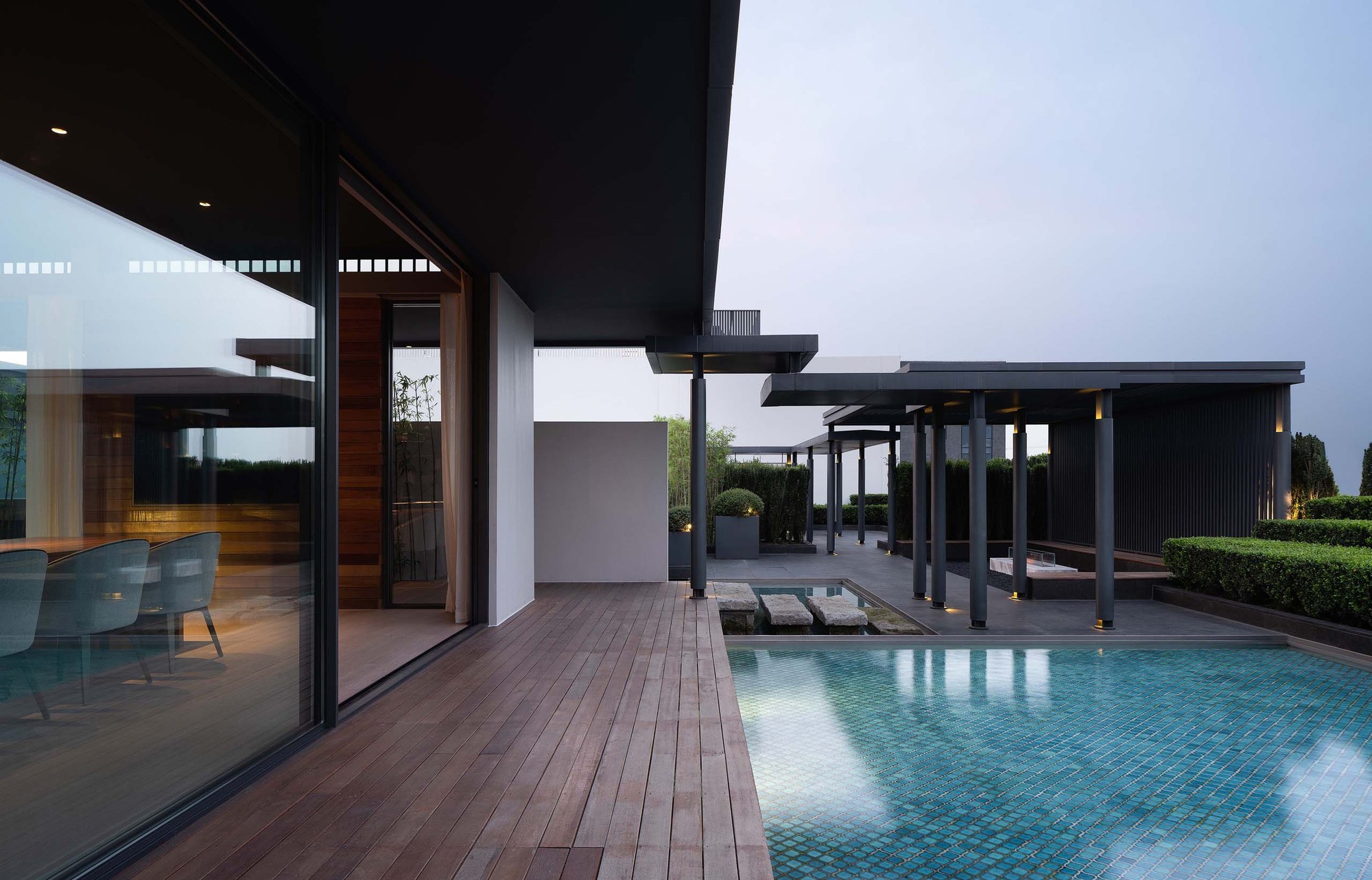 中国嘉兴工厂屋顶‘小雅院’(2020)(大相设计)设计-22