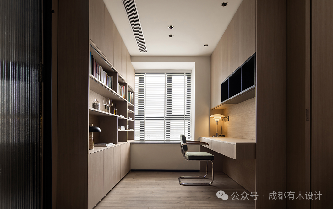 140㎡极简原木居所设计-18