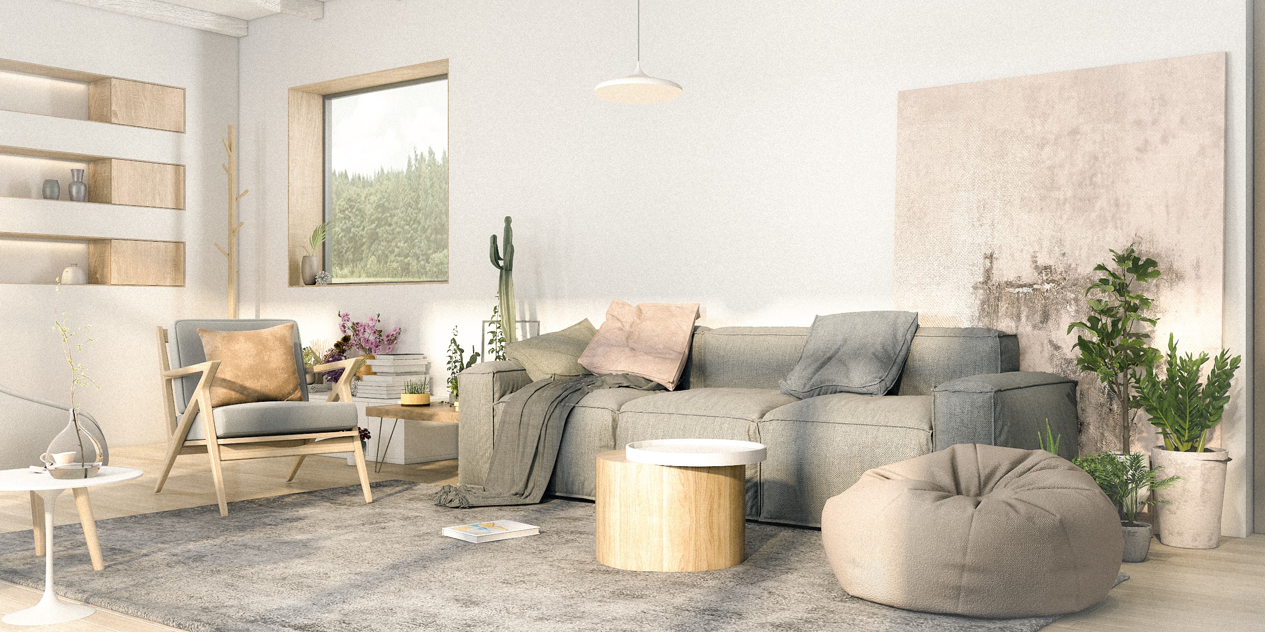 过客别宿 | 打造温馨舒适的客厅空间-4