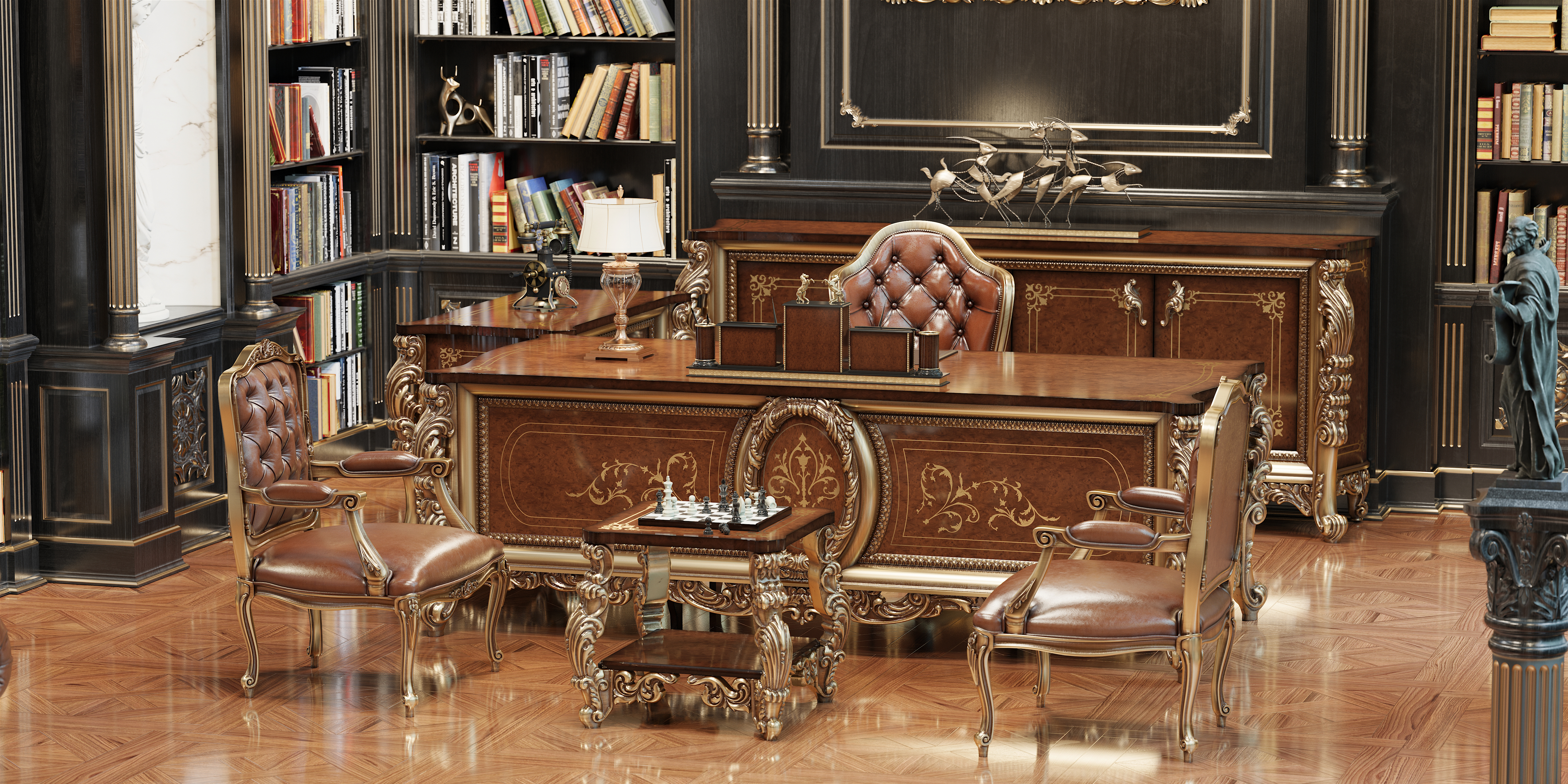 EXCELSIOR 行政办公桌套装丨土耳其丨NarimanAkhad-5