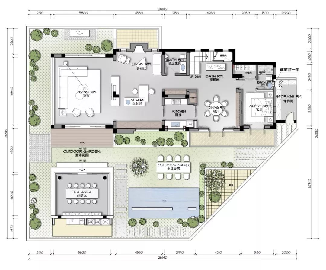 成都 648 平米自然之居,诠释和谐共生设计理念-51