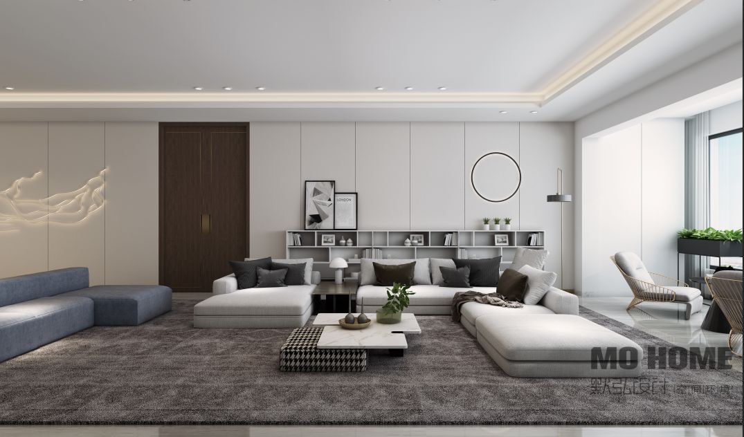 默弘设计|| 简约舒适家居,打造放松空间-15