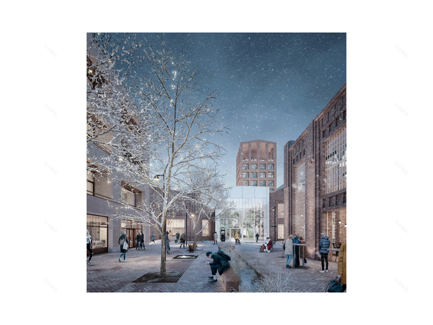 2025 年波兰 Dąbrowa Górnicza 城市中心概念设计-20