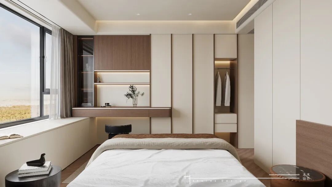 新作 · 新湖秋月120平 · 木息之间丨水木设计-49