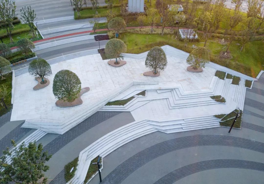 两江悦来生态城中心广场 | 海绵城市设计典范-126