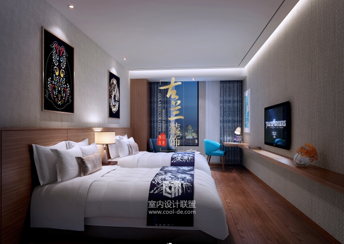 松桃精品商务酒店——广元酒店装修设计-9