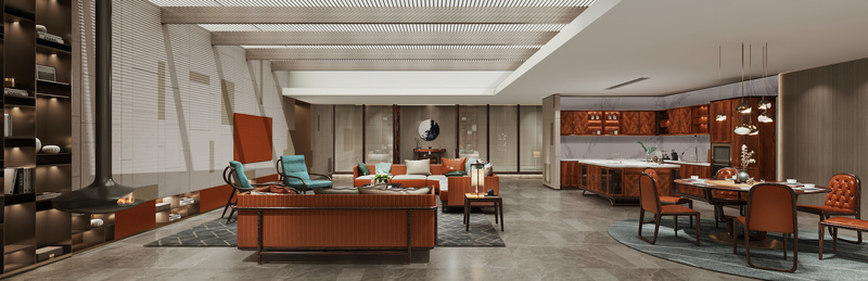 重慶軒恩伊頓公館二期樣板房 | 輕奢現代生活美學-61