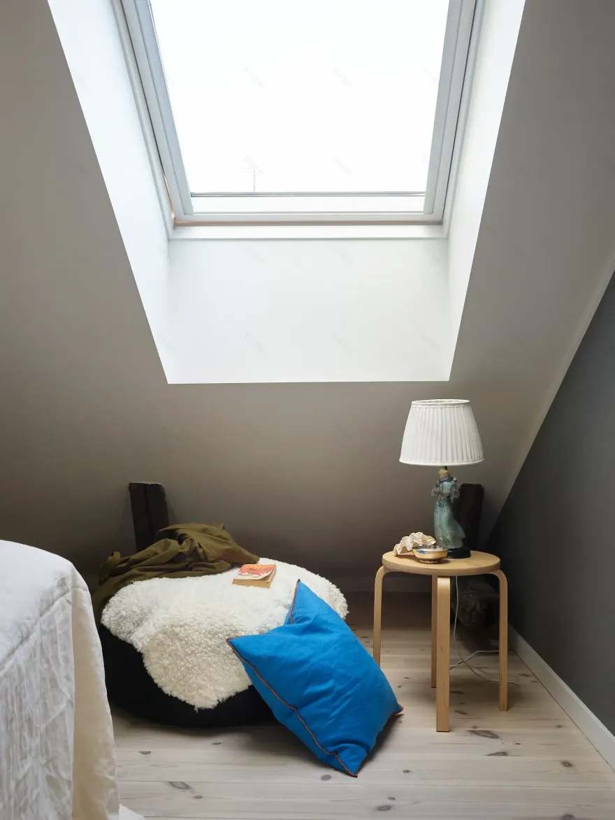 瑞典历史建筑中独特的阁楼公寓-13