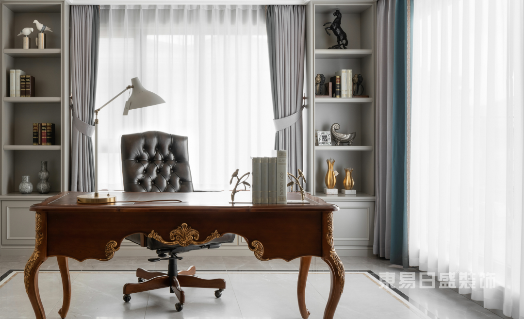 500㎡现代美式装修，别墅里的优雅时光-43