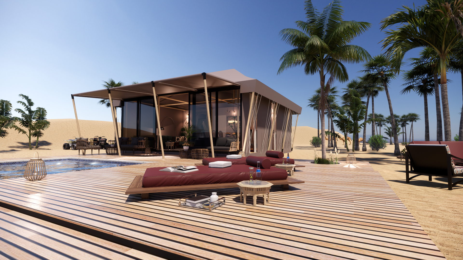 Arab Boutique Tent - ADRIA-9