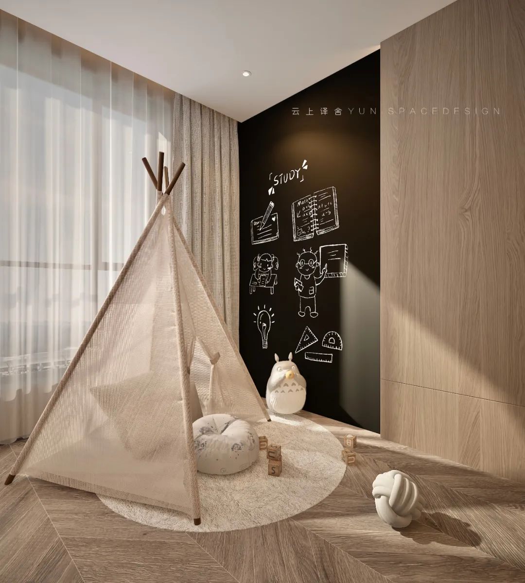 云上设计 | 龙廷贵府 220㎡现代私宅,演绎品质生活-25