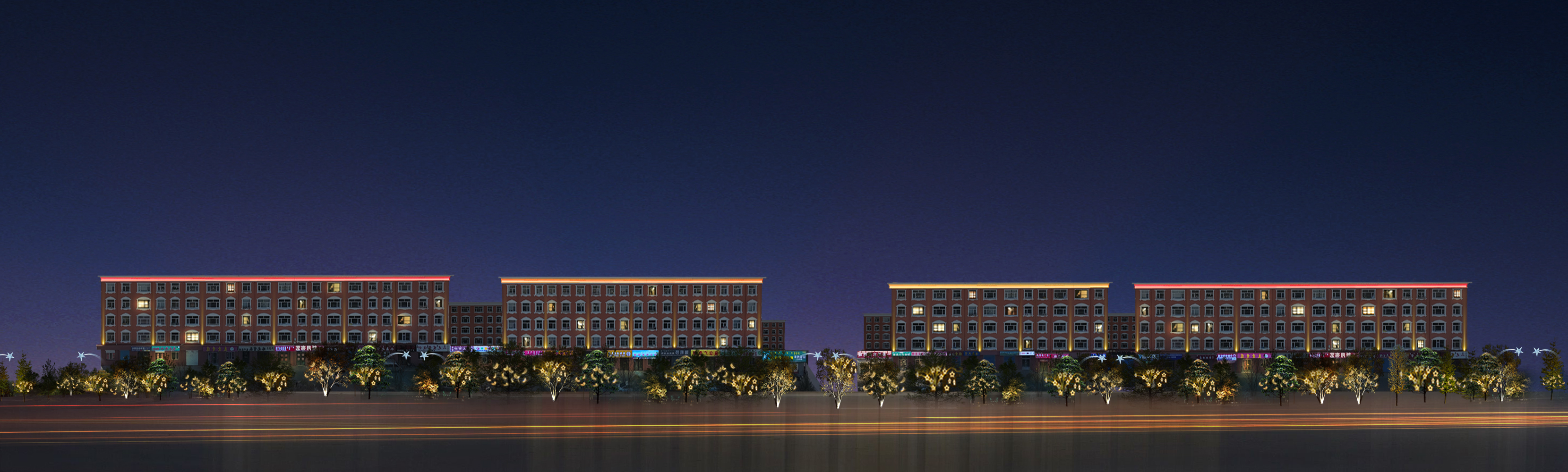 内蒙古乌拉特中旗夜景灯光亮化规划-10