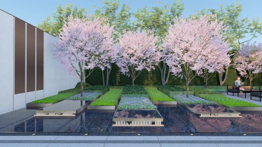 威海世茂雅庭示范区丨中国威海丨上海道田景观工程咨询有限公司-41