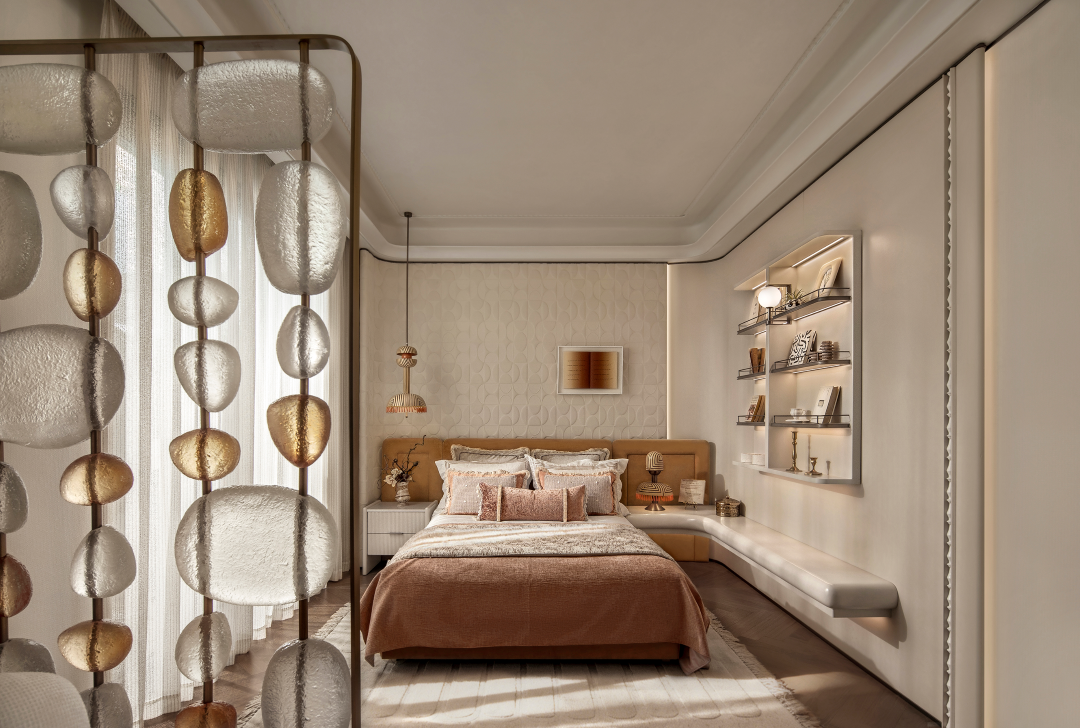 郑州招商・揽阅143户型样板间丨中国河南丨软装设计为元禾大千,未提及硬装设计方-46