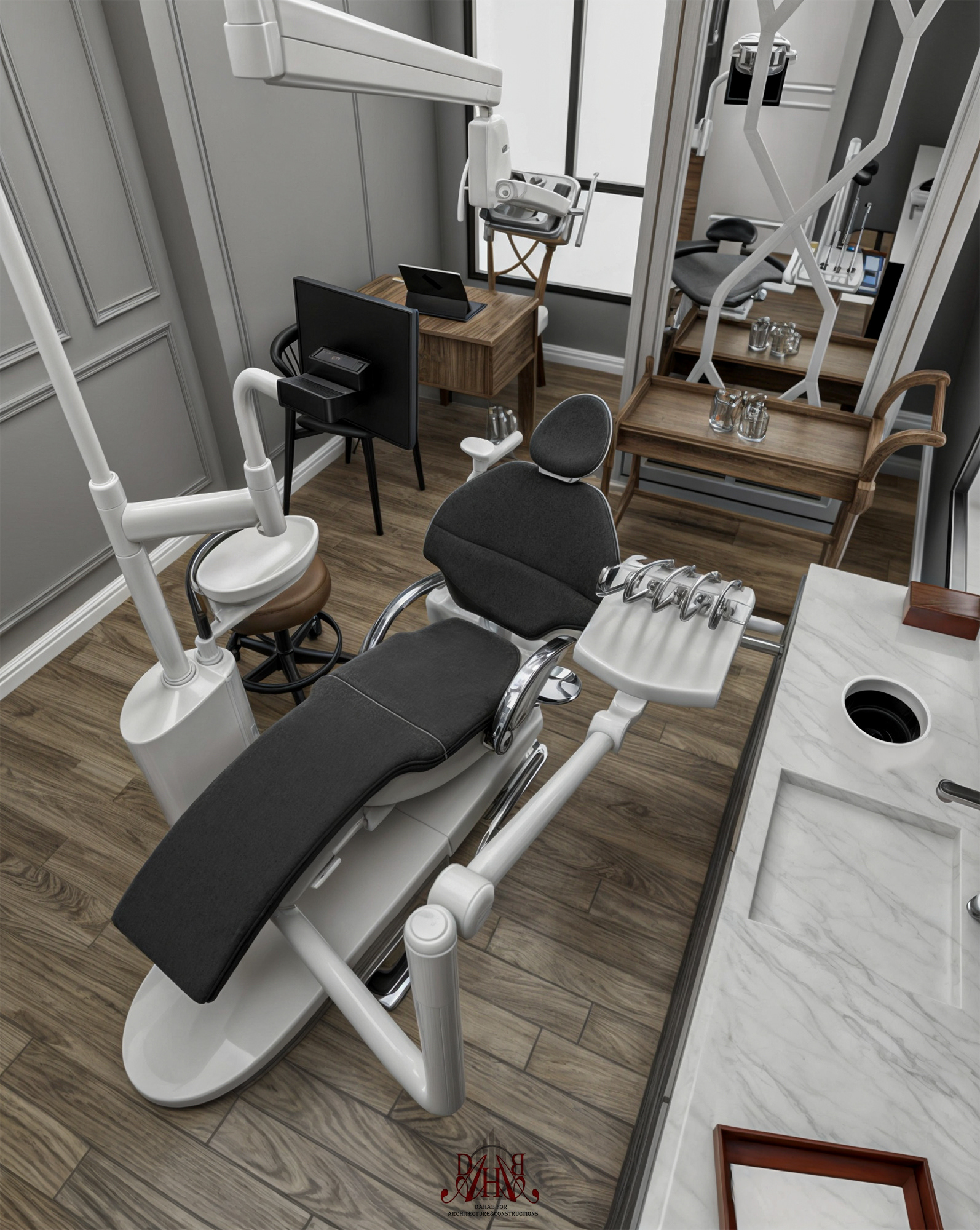 Vintage Dental Clinic（复古牙科诊所）丨埃及亚历山大丨Dahab Architecture-11