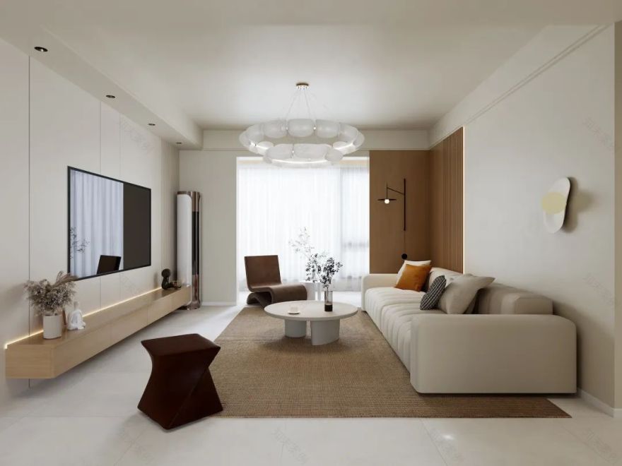 横厅与竖厅客厅布局设计案例分享-46