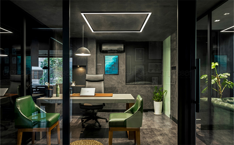 Creatabar 室内设计工作室办公空间设计丨印度丨JITH MOHAN-10