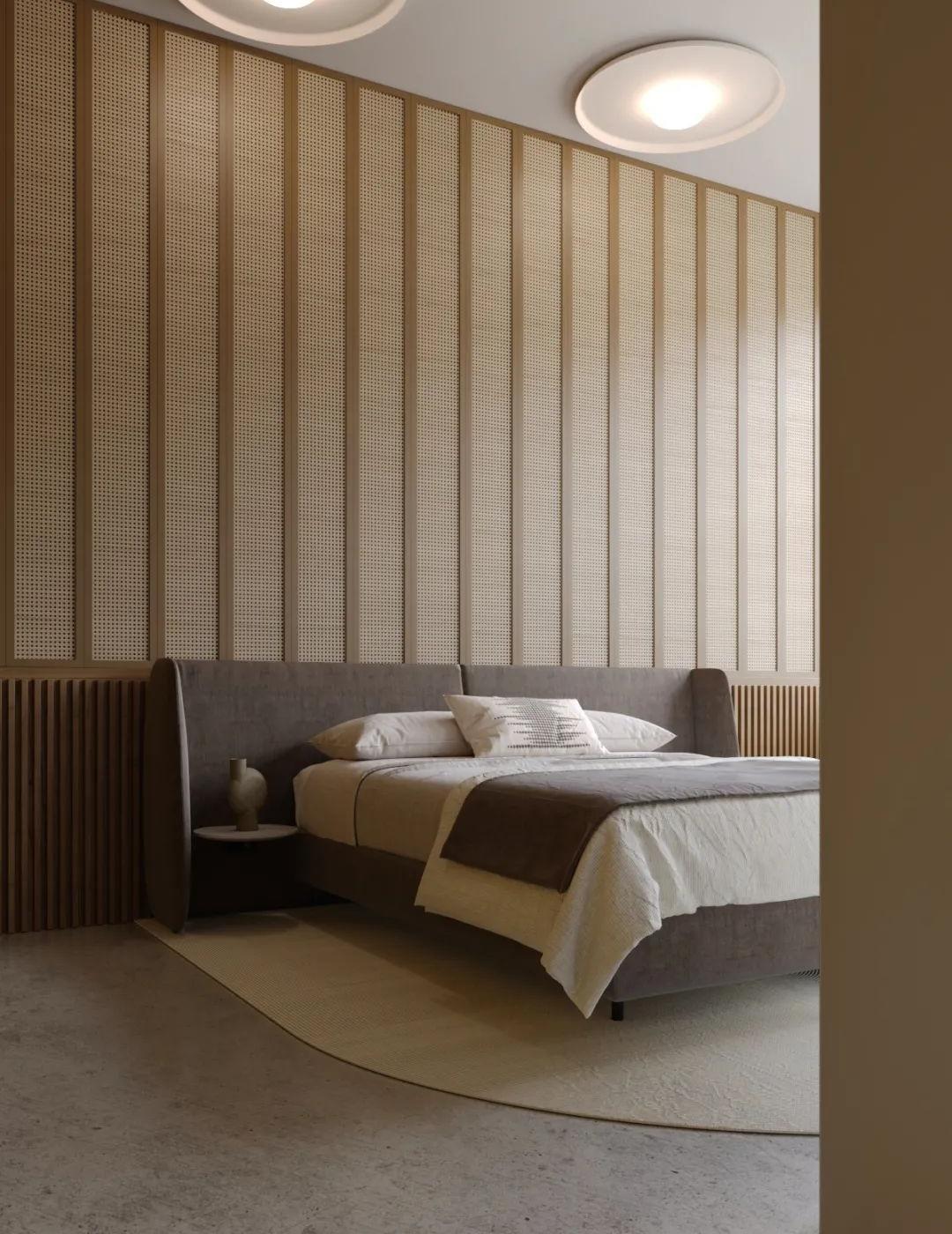 柔软的、弯曲的木材，赭色墙壁丨乌克兰基辅丨Tamara Batsmanova-23