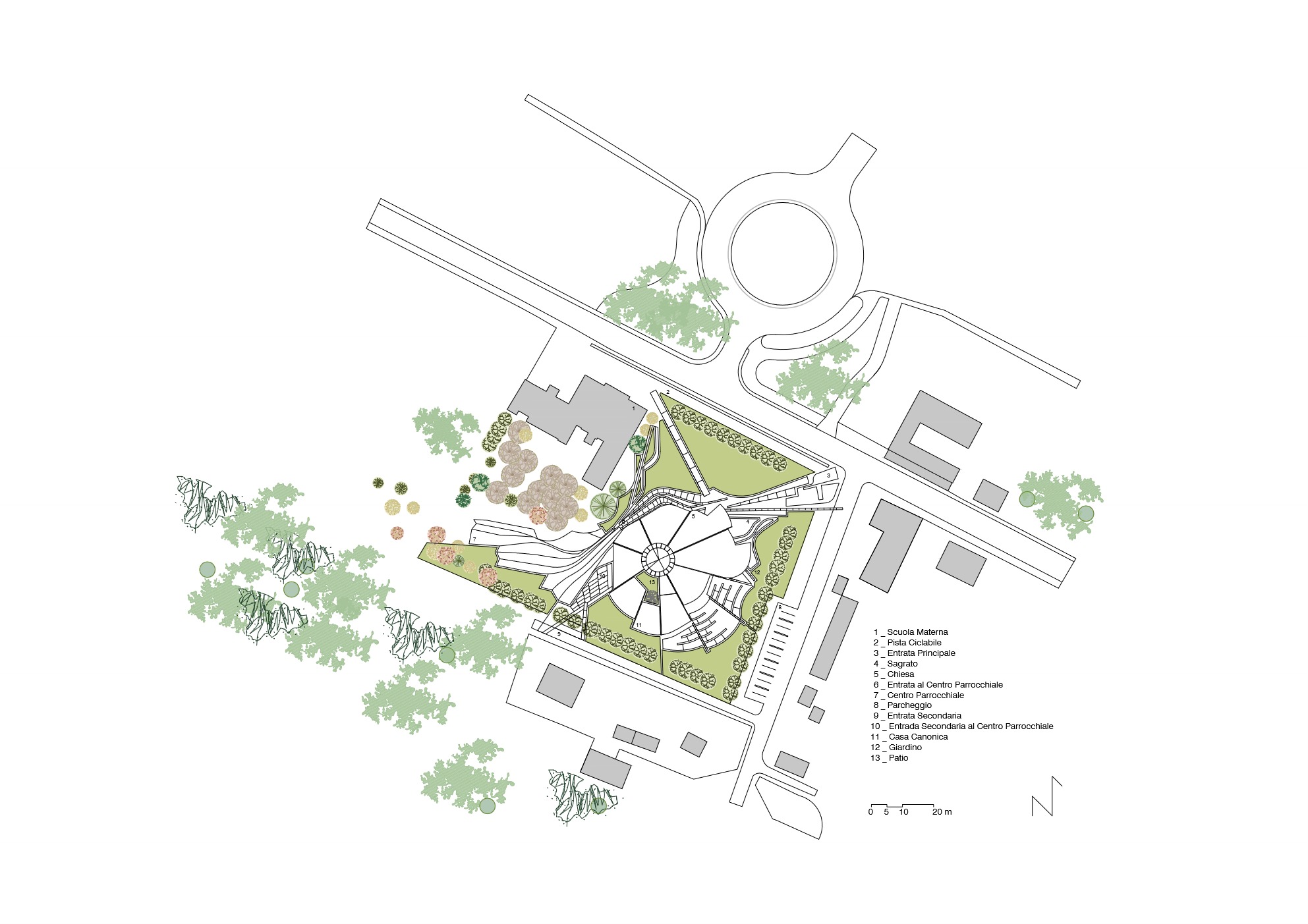 San Giacomo Apostolo Church and Parish Complex / Miralles Tagliabue EMBT-55