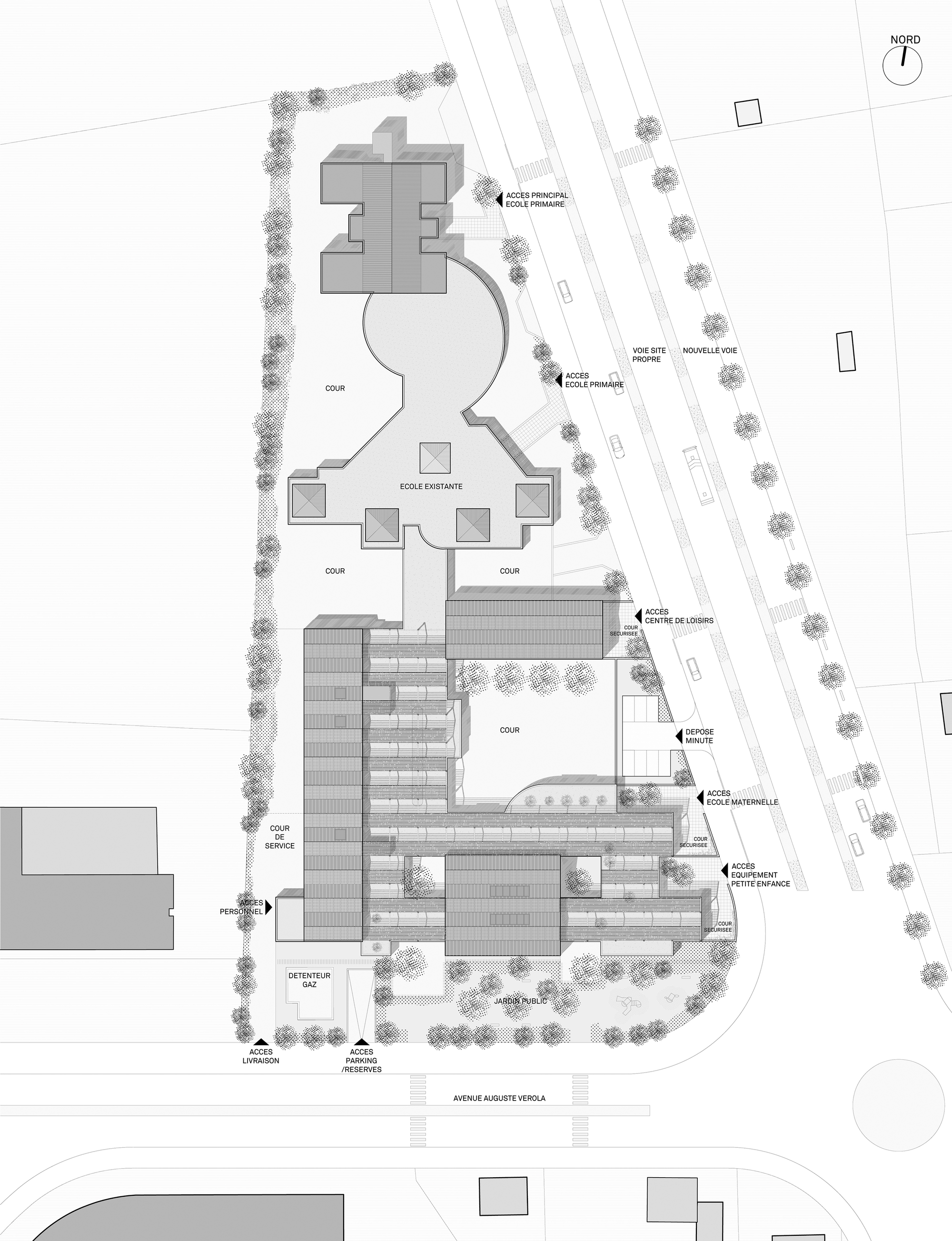 圣伊西多尔学校集团扩建 · 儿童尺度的都市蜂巢-47