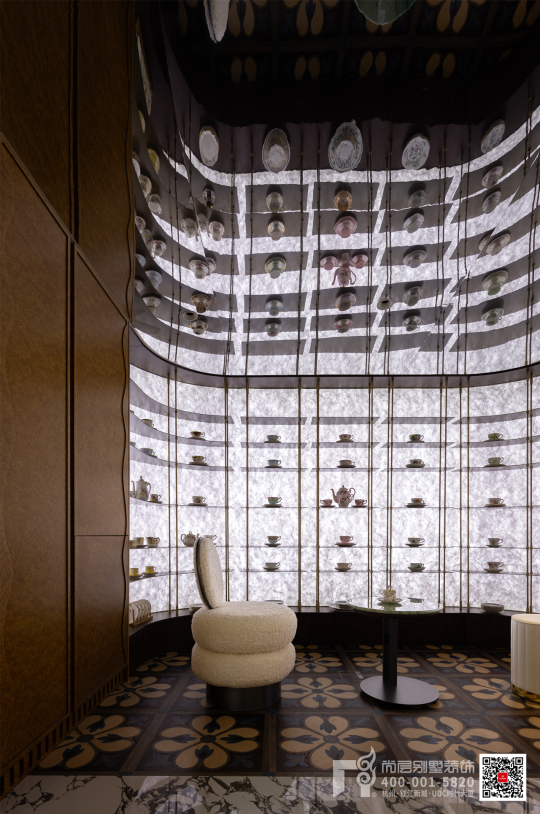 300㎡悦安佳府夏日轻法式装修丨杭州尚层装饰-45