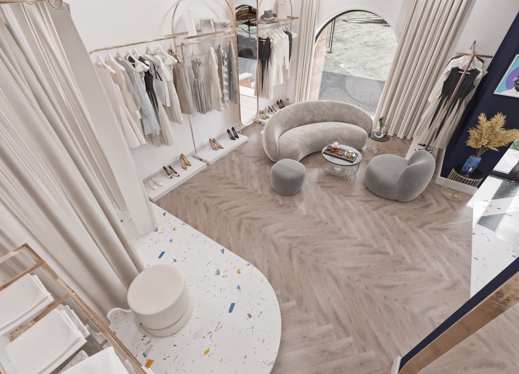 Clothing store and tailoring shop.-14