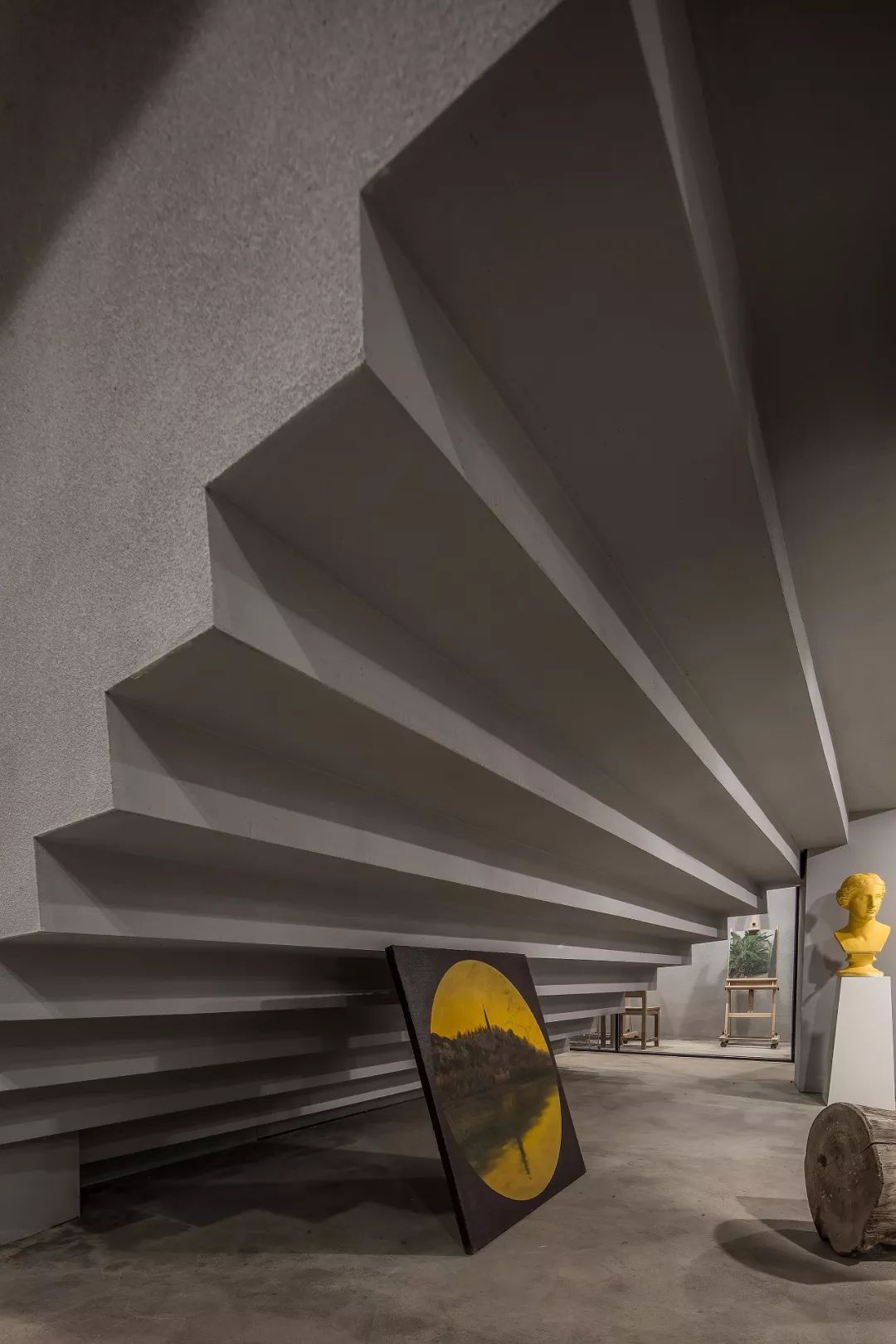大象艺术公馆 | 灰色调空间中的艺术气息与工匠精神-23