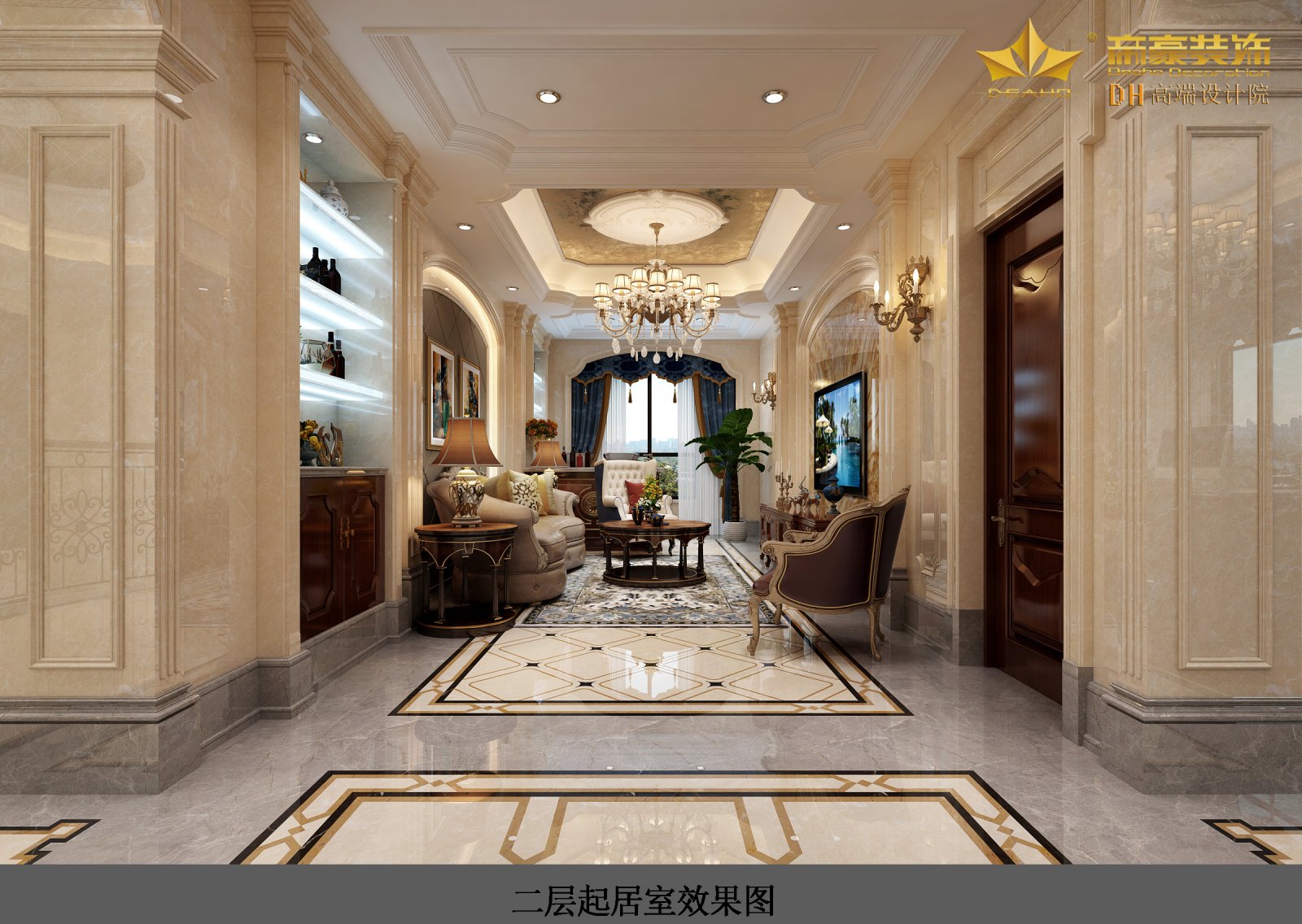 1500㎡欧式豪宅别墅-16