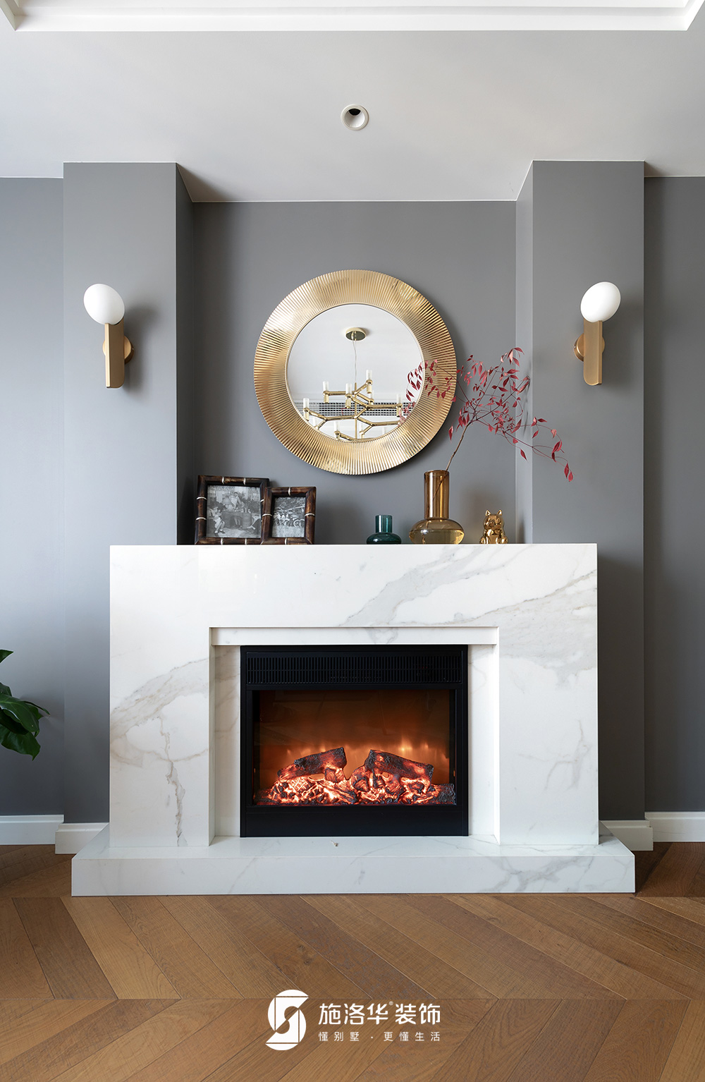 施洛华设计 | 百看不厌的北欧美宅，抚慰人心的一抹经典蓝-13