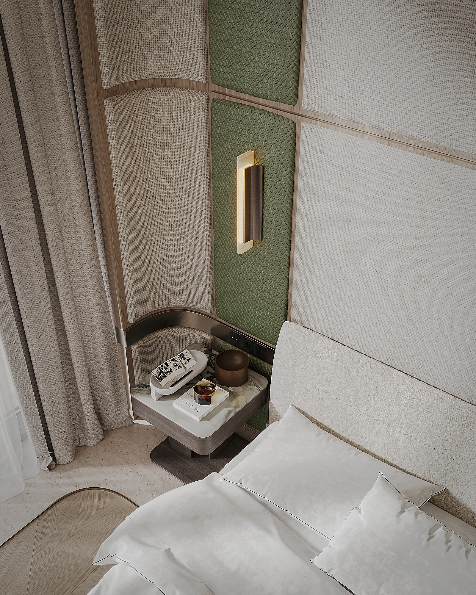 朱美拉现代豪华卧室（注：BEROOM可能是BEDROOM拼写错误，如果不是，因不清楚BEROOM准确含义，此翻译可能不准确） 丨United Arab EmiratesDubai-6